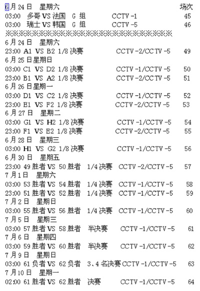 2002世界杯央视转播表 了解央视转播世界杯的时间安排-第3张图片-www.211178.com_果博福布斯